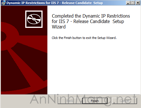 finish setup IP Dynamic