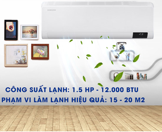 Máy lạnh Samsung Wind-Free Inverter 1.5 HP AR13TYGCDWKNSV