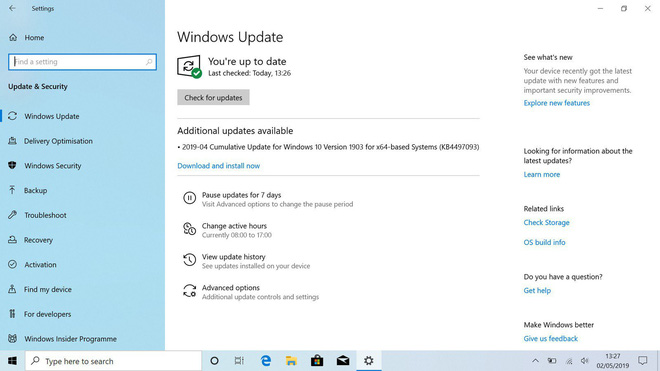 Đã có bản cập nhật Windows 10 May 2019: Thay đổi đơn giản giúp hệ điều hành của Microsoft trở nên tuyệt vời hơn - Ảnh 9.