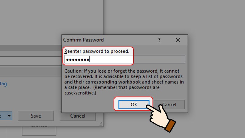 Cách đặt mật khẩu khóa file Excel không cho chỉnh sửa