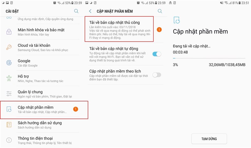 Galaxy J7 Prime tại Việt Nam được cập nhật Android 8.1 Oreo