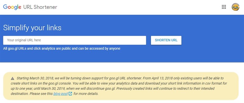 Google chính thức đóng cửa dịch vụ rút gọn link goo.gl