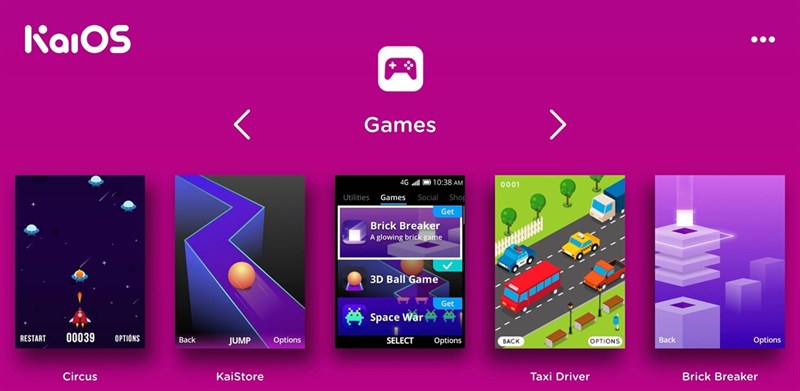 KaiOS game store