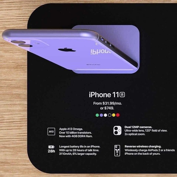 iPhone 11r bất ngờ lộ ảnh kèm giá bán, cấu hình chi tiết