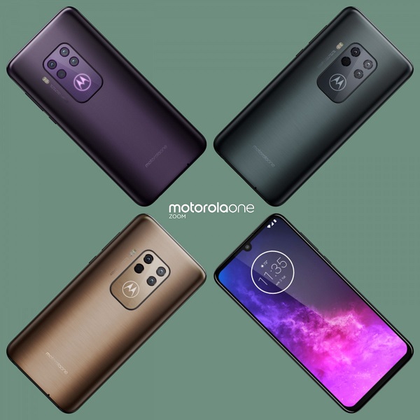 Motorola One Zoom lộ ảnh chính thức với 3 màu sắc ấn tượng