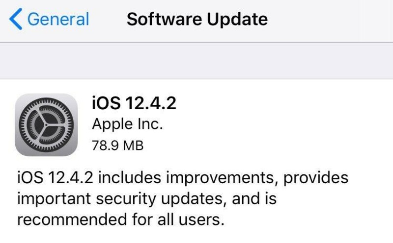 iOS 12.4.2