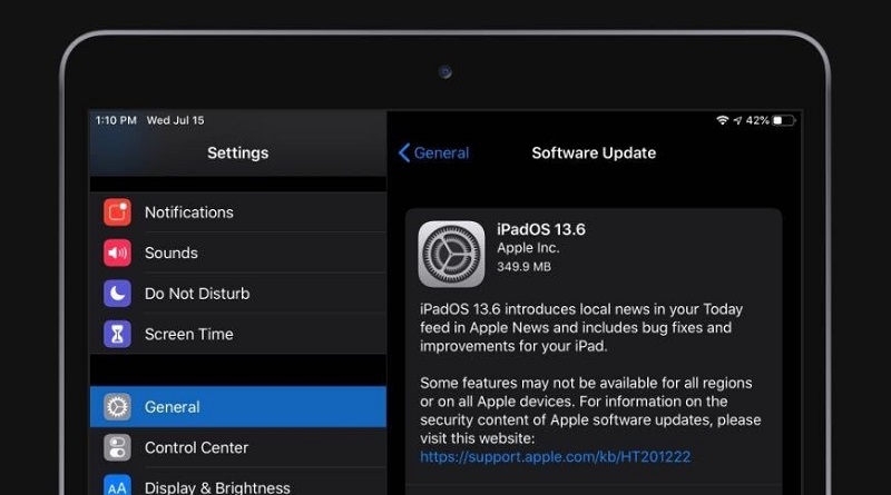 Apple chính thức phát hành iPadOS 13.6
