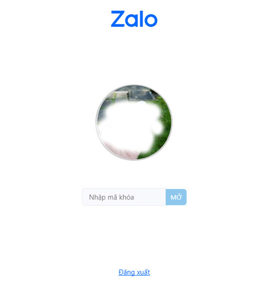 Ctrl + L để khóa màn hình của Zalo