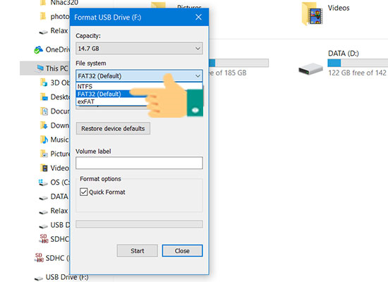 Tạo USB BOOT để cài đặt Windows 10
