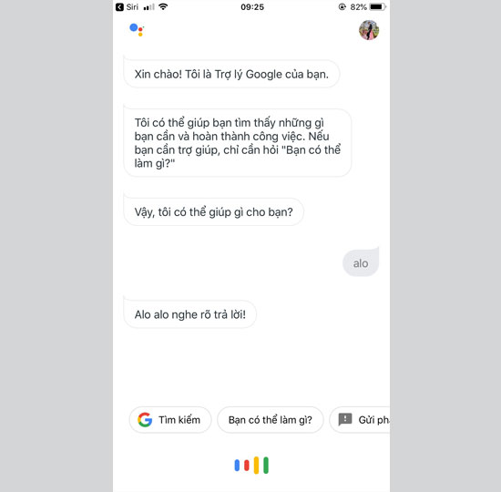 Trải nghiệm Google Assistant trên iPhone