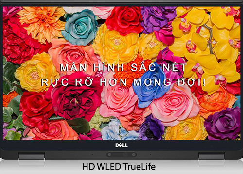 hình ảnh rực rỡ trên laptop dùng công nghệ HD WLED trueLife