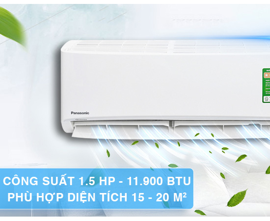 Máy lạnh Panasonic Inverter 1.5 HP CU/CS-PU12UKH-8