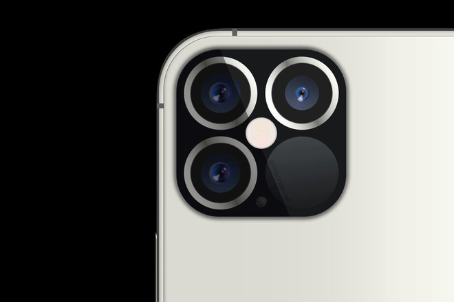 Lộ thiết kế cụm camera sau của iPhone 12 Pro, cảm biến LiDAR siêu to - Ảnh 1.