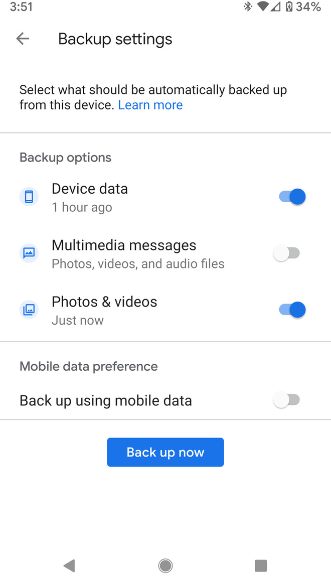 Hướng dẫn sử dụng Google One để backup smartphone Android của bạn tự động và miễn phí - Ảnh 6.