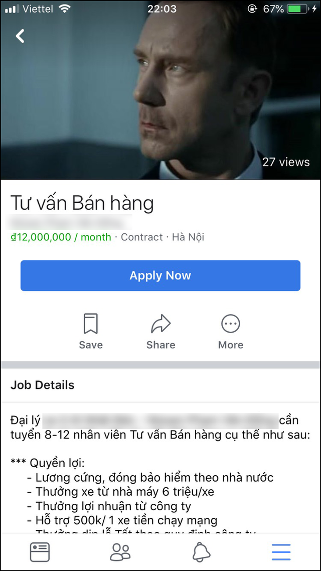 Facebook Việt Nam mới có mục tìm việc nhanh: Nghề chuẩn sinh viên không thiếu, thông tin liên hệ làm việc dễ dàng - Ảnh 2.