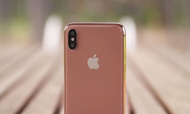 Apple chuẩn bị tung ra phiên bản iPhone X với màu Blush Gold - Ảnh 1.