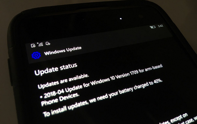 Bất ngờ xuất hiện bản cập nhật April 2018 dành cho Windows 10 Mobile - Ảnh 1.