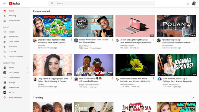 YouTube công bố giao diện mới, nhà sáng tạo nội dung vừa mừng vừa lo - Ảnh 1.