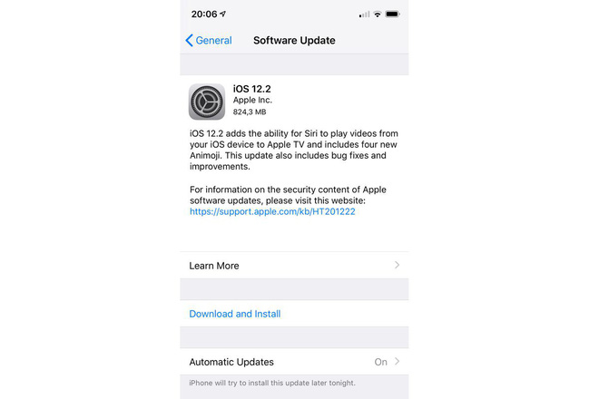 iOS 12.2 chính thức ra mắt và đã có thể tải về - Ảnh 1.