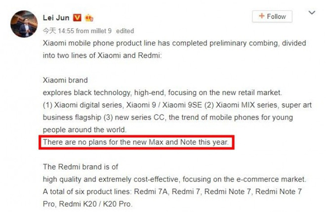 Xiaomi có thể khai tử dòng smartphone Mi Max và Mi Note - Ảnh 2.