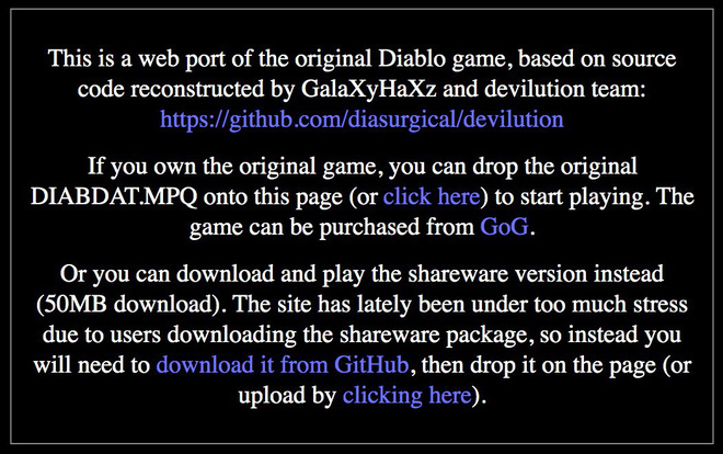 Huyền thoại Diablo 1 cuối cùng cũng có thể chơi trực tiếp trên trình duyệt - Ảnh 2.