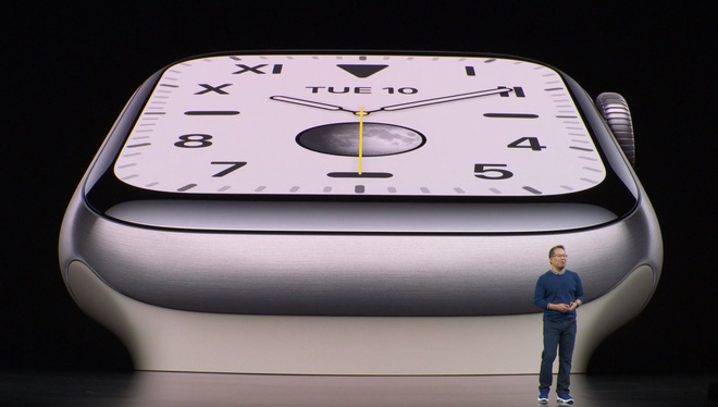 Apple công bố Apple Watch Series 5: Màn hình always-on, thêm la bàn, lựa chọn vỏ ngoài bằng titan, giá 399 USD - Ảnh 2.