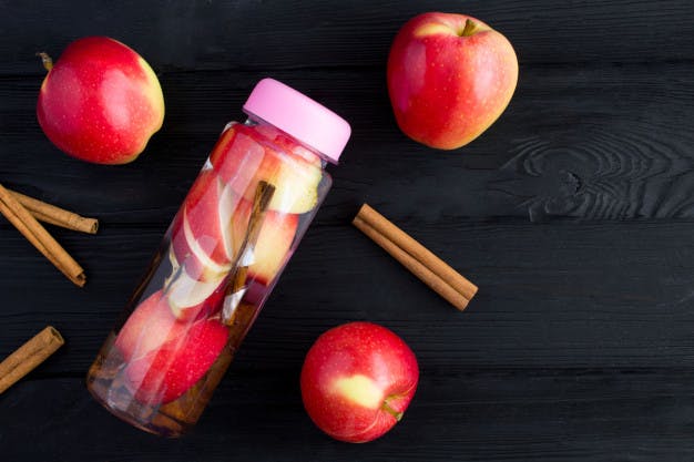 detox giảm cân từ quế và táo
